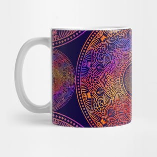 Boho Style Abstract Festive Mandala Pattern Mug